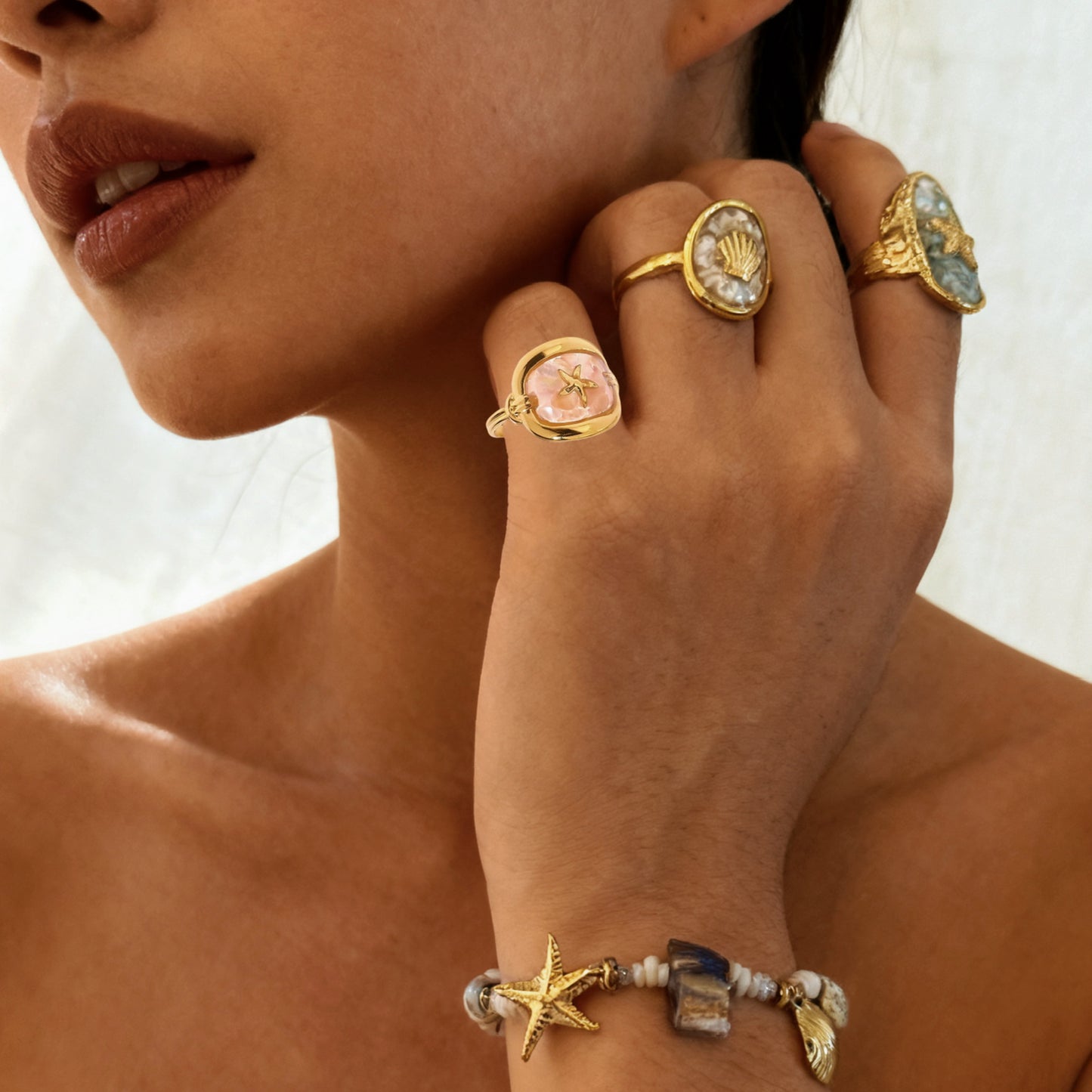 Chain Pearl - Shell Mix